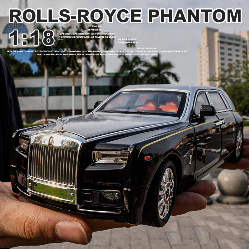 1 18 Large Rolls Royce Phantom Diecast Model