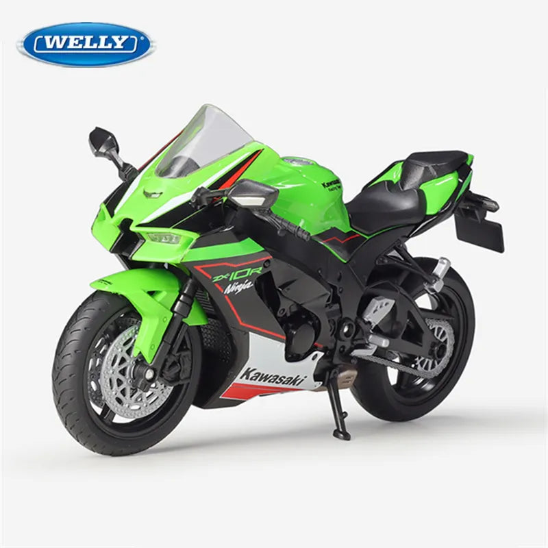 WELLY 1:12 Kawasaki Ninja ZX-10R Motorcycle Model