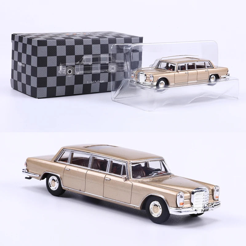 DCT 1:64 Benz Pullman 600 W100 Edition Diecast Alloy Model Car
