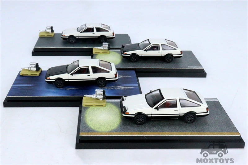 Hobby Japan 1:64 Initial D SPRINTER TRUENO GT APEX AE86 Diecast Model Car