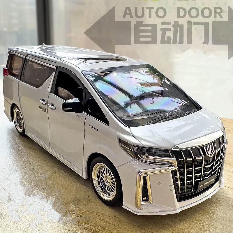 New 1/18 Toyota Alphard MPV Alloy Car Model Diecast Model New 1/18 Toyota Alphard MPV Alloy Car Model Diecast Model
