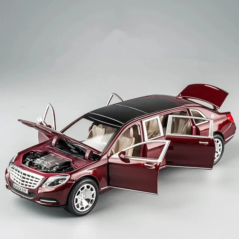 1:24 Metal 6 Doors Can Be Opened For Maybach S600 Diecast Model