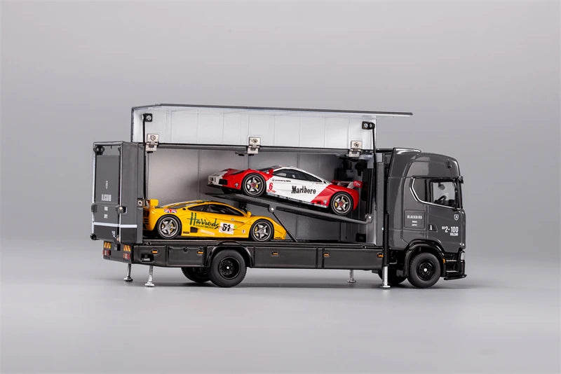 GCD 1:64 S730 Double Deck Gull Wing Tow Truck Diecast Model Car