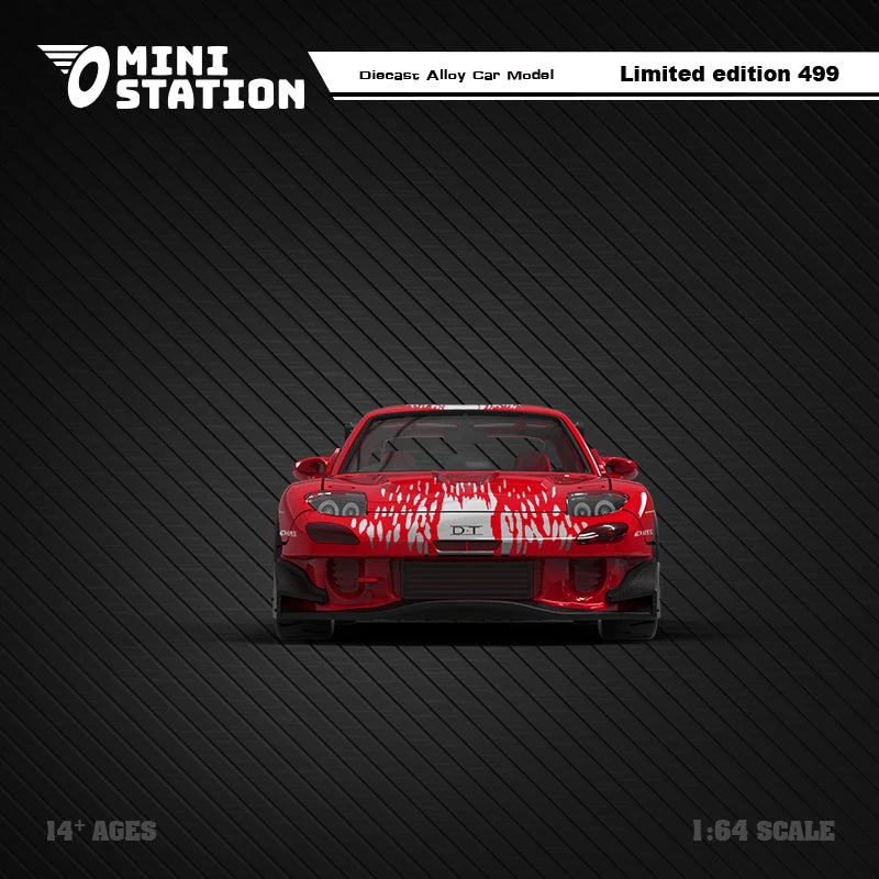 Mini Station 1:64 Dom's RX-7 Fast & Furious Diecast Model Car