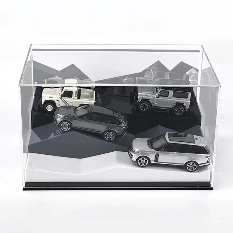 1/64 Off-Road vehicle Echelon Scene Storage Box Toy Car Display Shelf Diorama