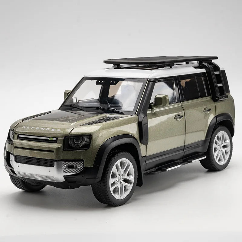 Large 1:18 Land Rover Defender SUV Off-road Diecast Model