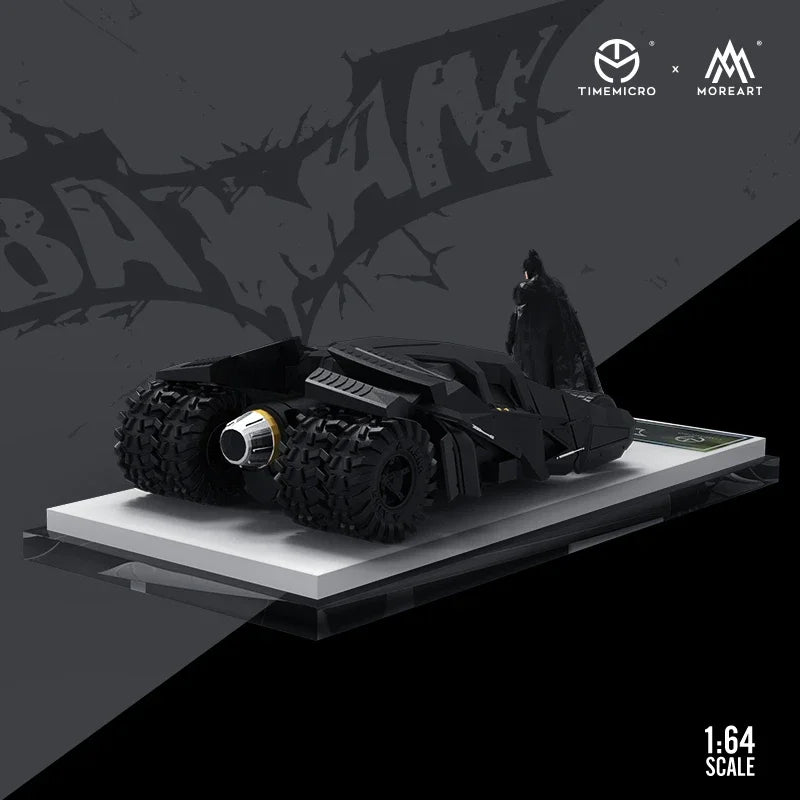 Time Micro 1:64 Bat Mobile With Figure Alloy Diorama Car Model