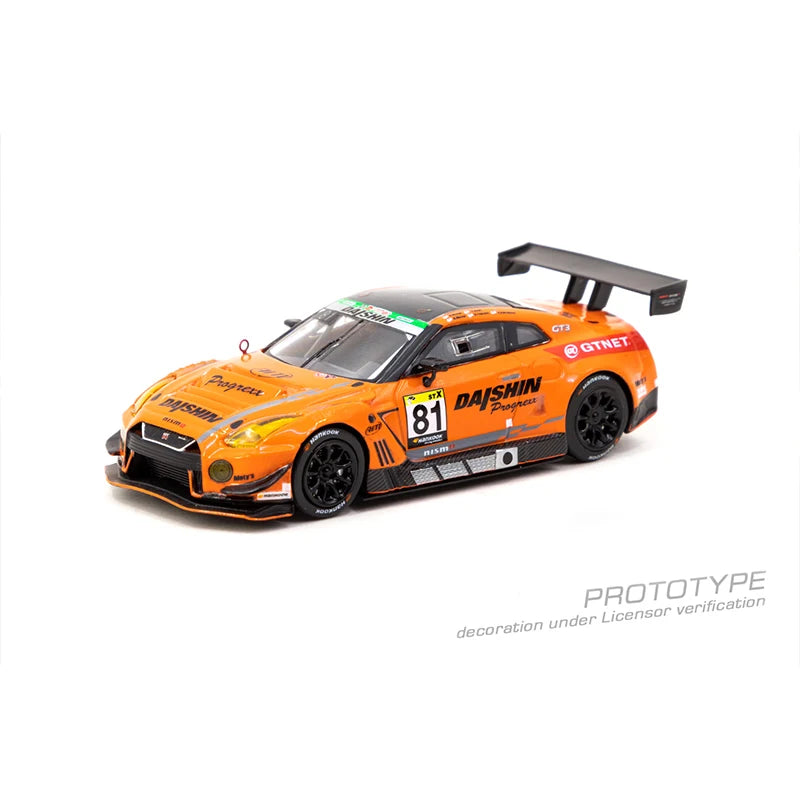 1:64 GTR NISMO GT3 #81 Orange Diecast Model