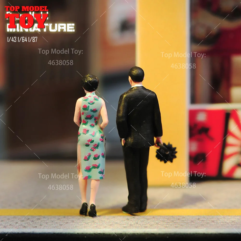 Painted Miniatures 1/64 1/43 1/87 Maggie Cheung Liang Chaowei Male Female Scene Figure