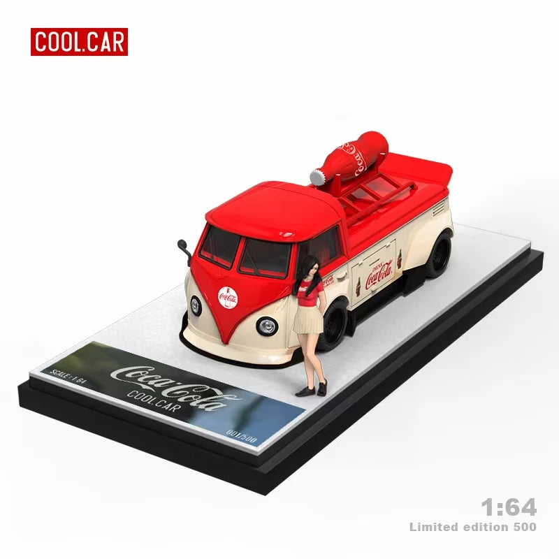 TIME MICRO CooLCar 1:64 COCA red Diecast Model Car