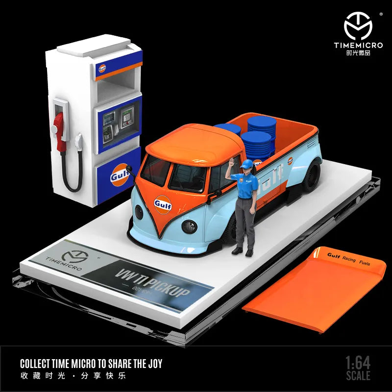 TM Time Micro 1:64 T1 Van Pickup Truck Diecast Model