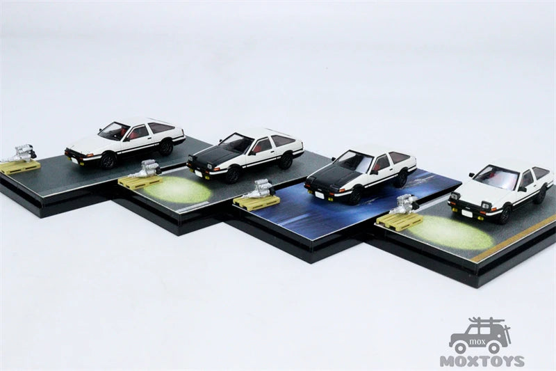 Hobby Japan 1:64 Initial D SPRINTER TRUENO GT APEX AE86 Diecast Model Car