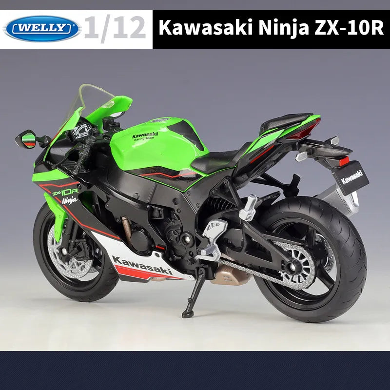 WELLY 1:12 Kawasaki Ninja ZX-10R Motorcycle Model