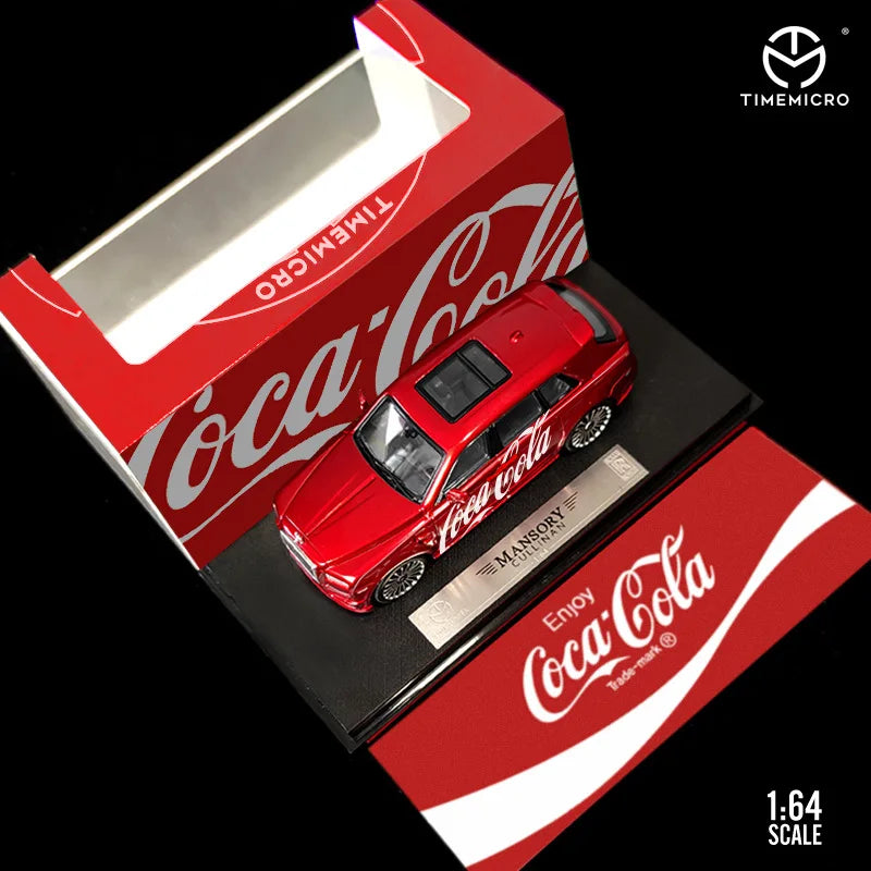 TIMEMICRO 1:64 Rolls-Royce Cullinan Coca-Cola Diecast model