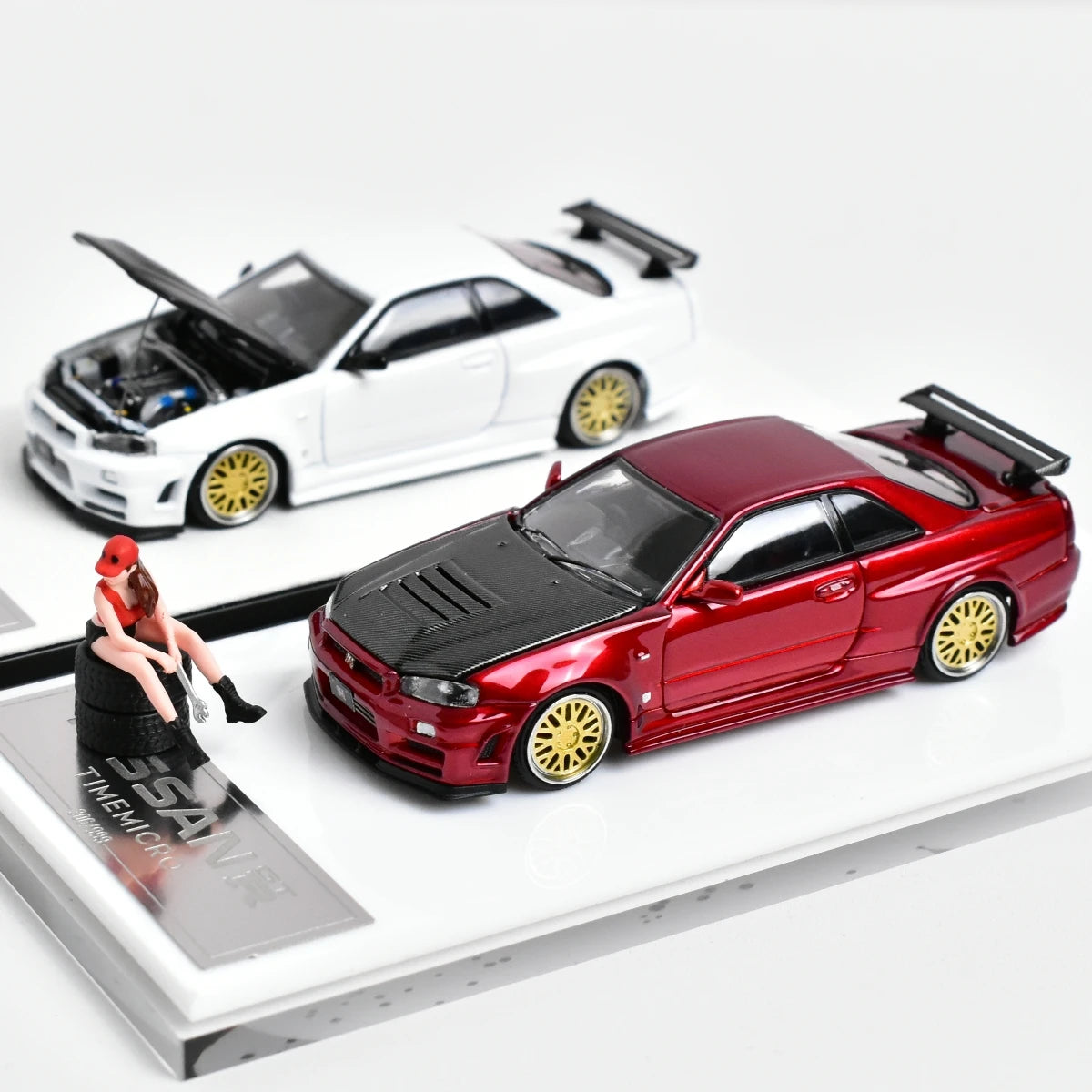 TM Time Micro 1:64 GTR R34 Diecast Car Model