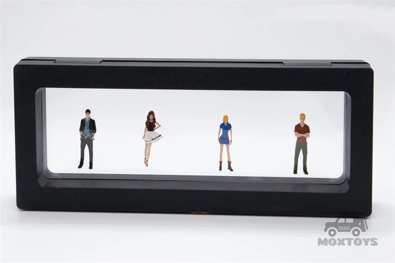 TIMEMICRO MoreArt 1:64 Initial D Animation Ver Figures four dolls set