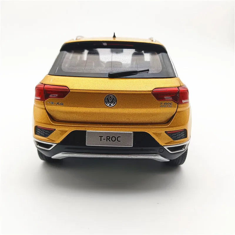 Diecast 1:18 Scale FAW-Volkswagen T-ROC 2018 Alloy Suv Urban Off-road Vehicle Diecast Model