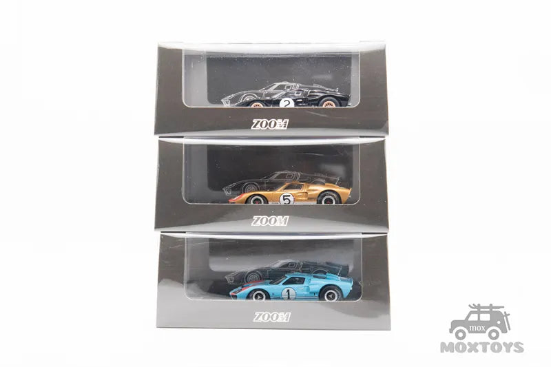 ZOOM 1:64 Ford GT40 MKII 1966 Le Mans 24Hours Diecast Model Car