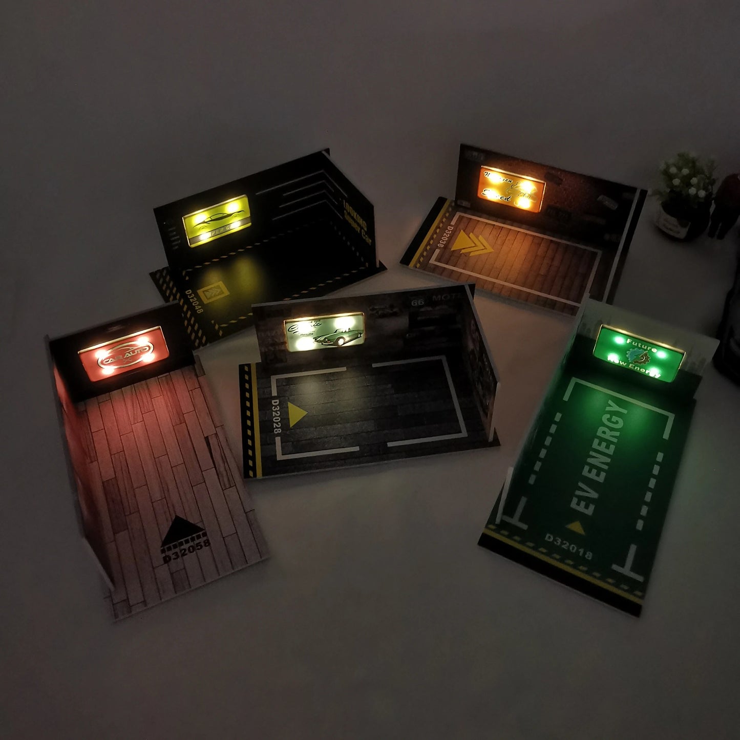 1/32 LED Garage Model Diorama