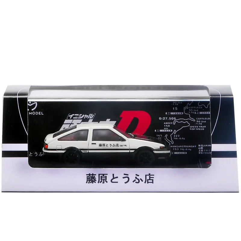 1:64 Toyota Levin AE86 INITIAL D Diecast Model Car