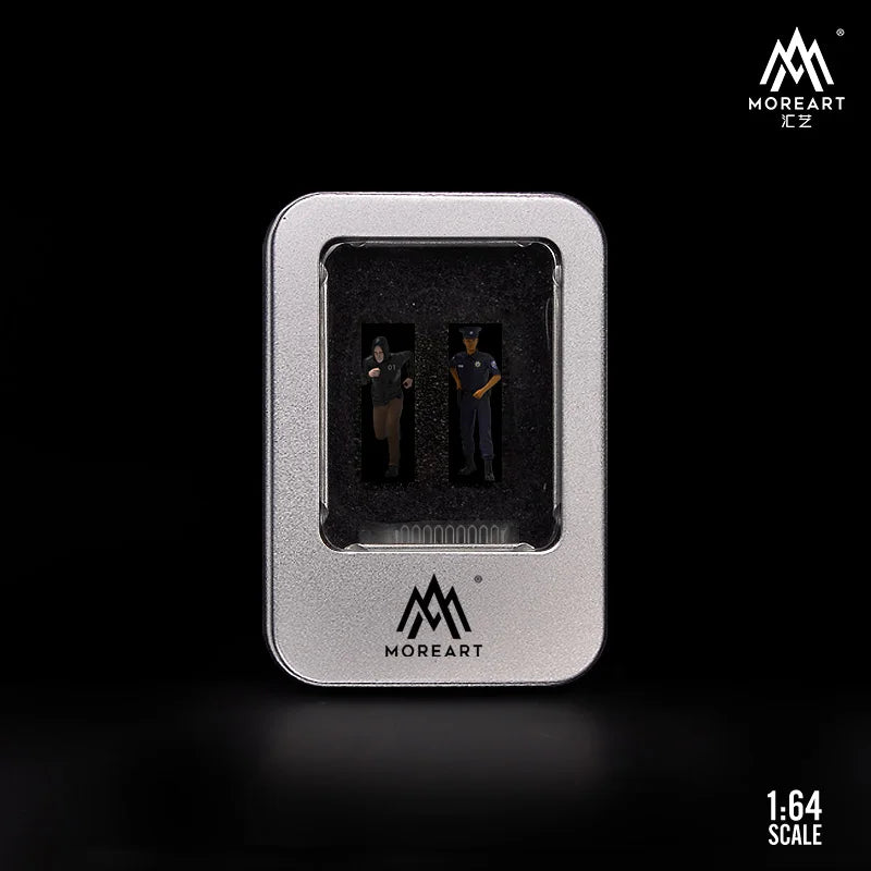 MoreArt 1:64 Model Car M4 & Model 3 Carbon Alloy Diecast Model