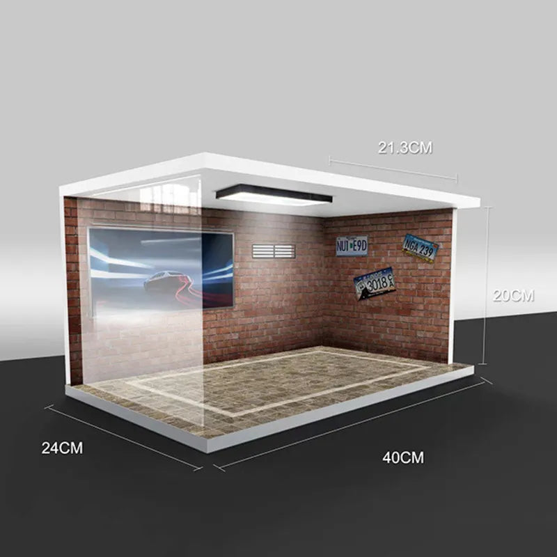 1/18 DIY Car Diorama Model LED Lighting