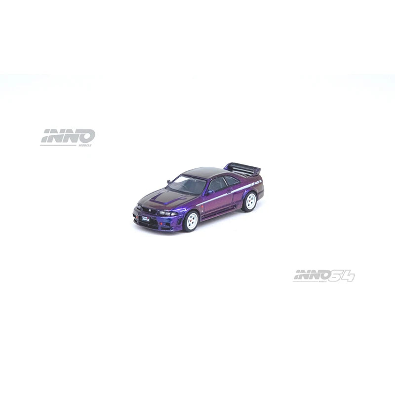 INNO In Stock 1:64 LBWK F40 Matte Purple Hong Kong Toycar Salon 2023 Diecast Model