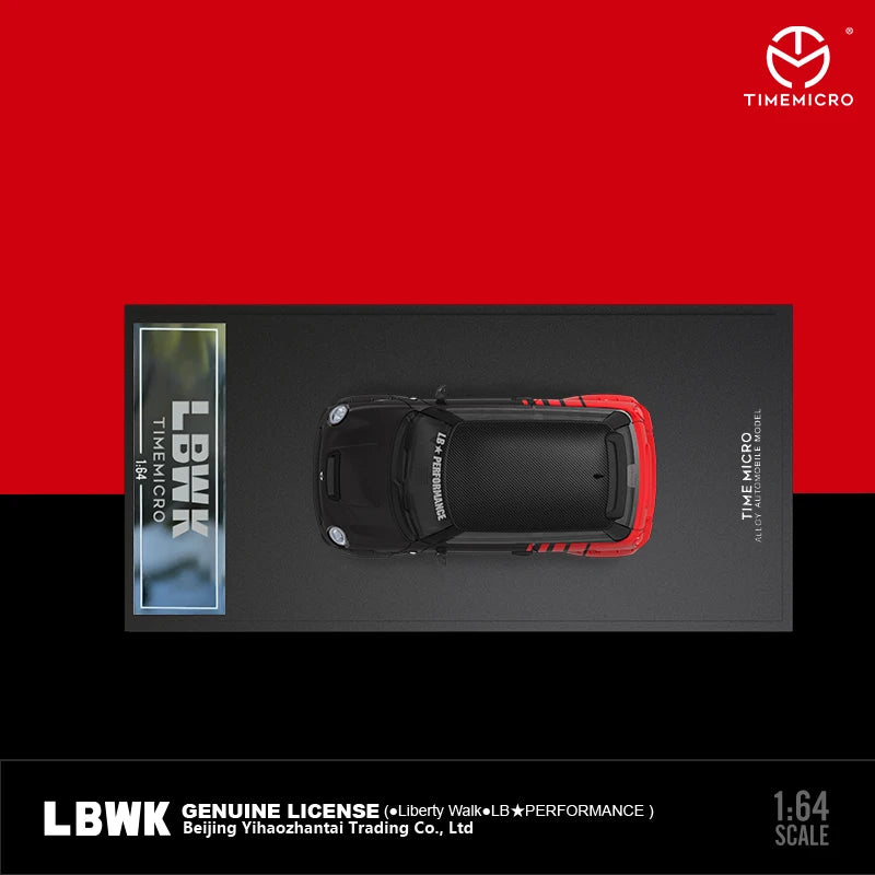 TIME Micro LB 1:64 MINIWide-body ADVAN Diecast Model Car