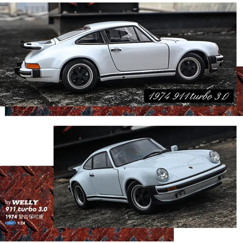 WELLY 1:24 1974 Porsche 911 Diecast Model