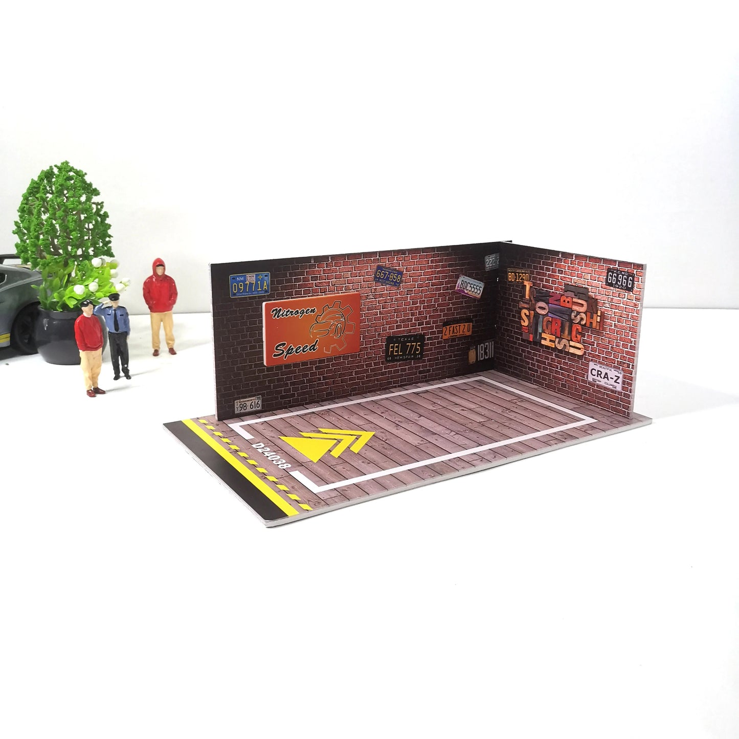 1/32 LED Garage Model Diorama
