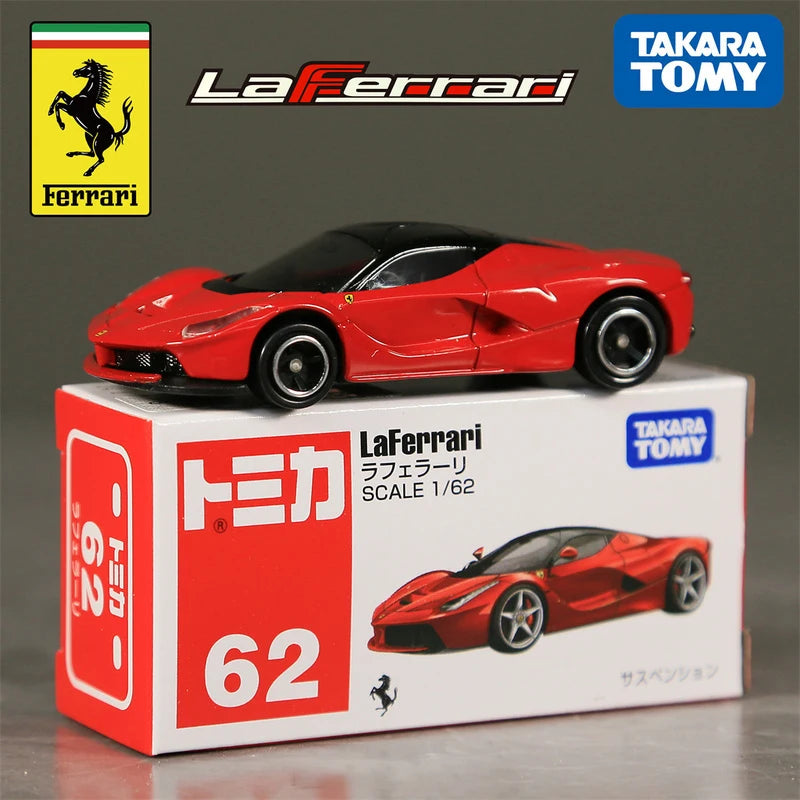 TOMY Ferrari F40 Roma SF90 SP3 Ferrari F8 ENZO F355 F50 Laferrari 512BB Diecast Model