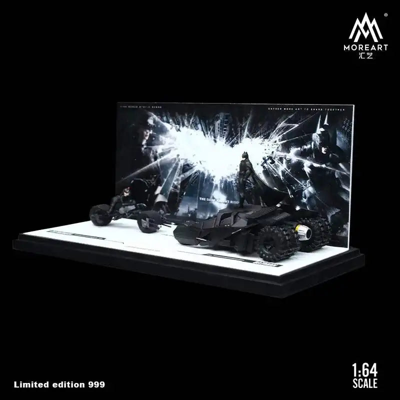 MoreArt 1:64 The Batmobiles Diecast and Diorama Set