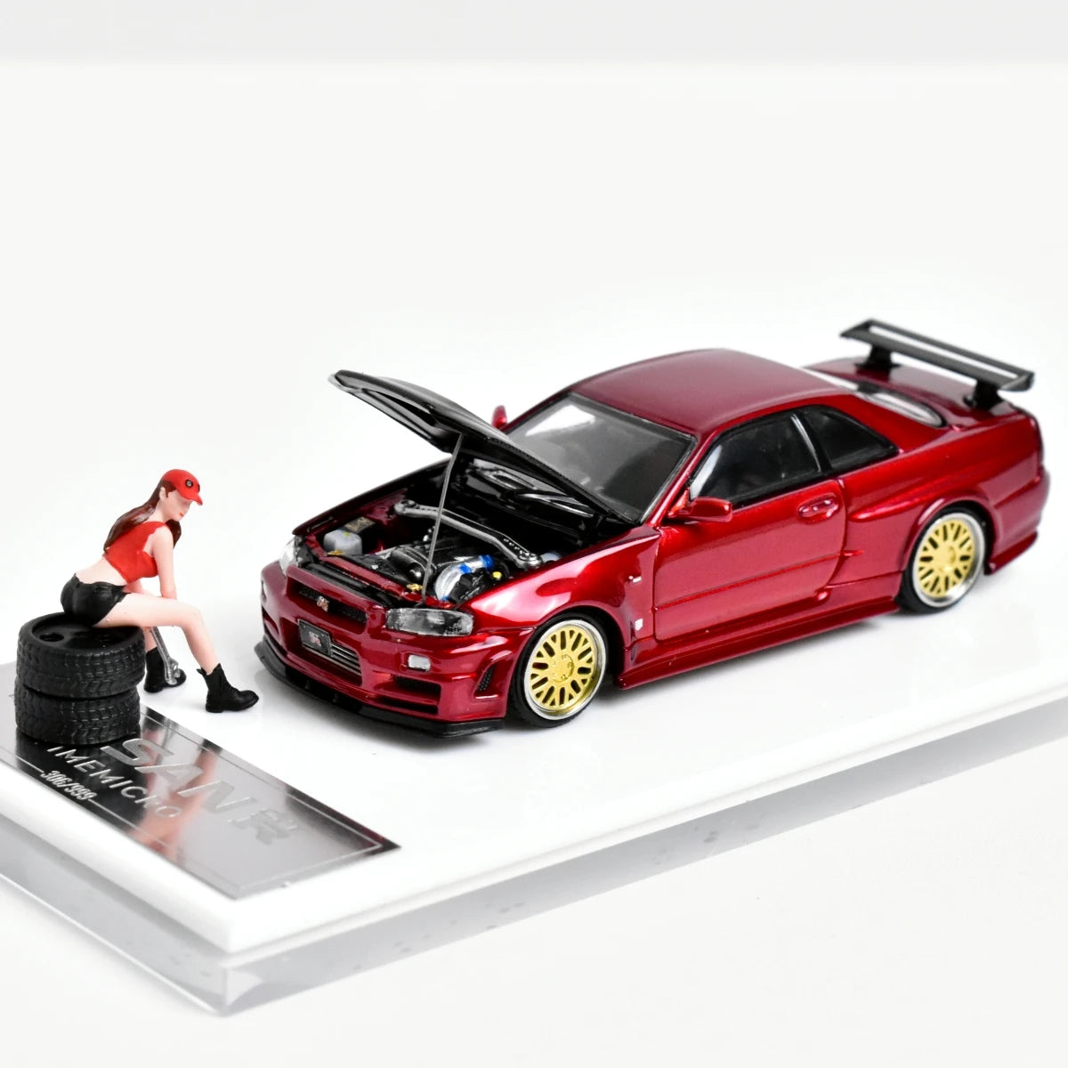 TM Time Micro 1:64 GTR R34 Diecast Car Model