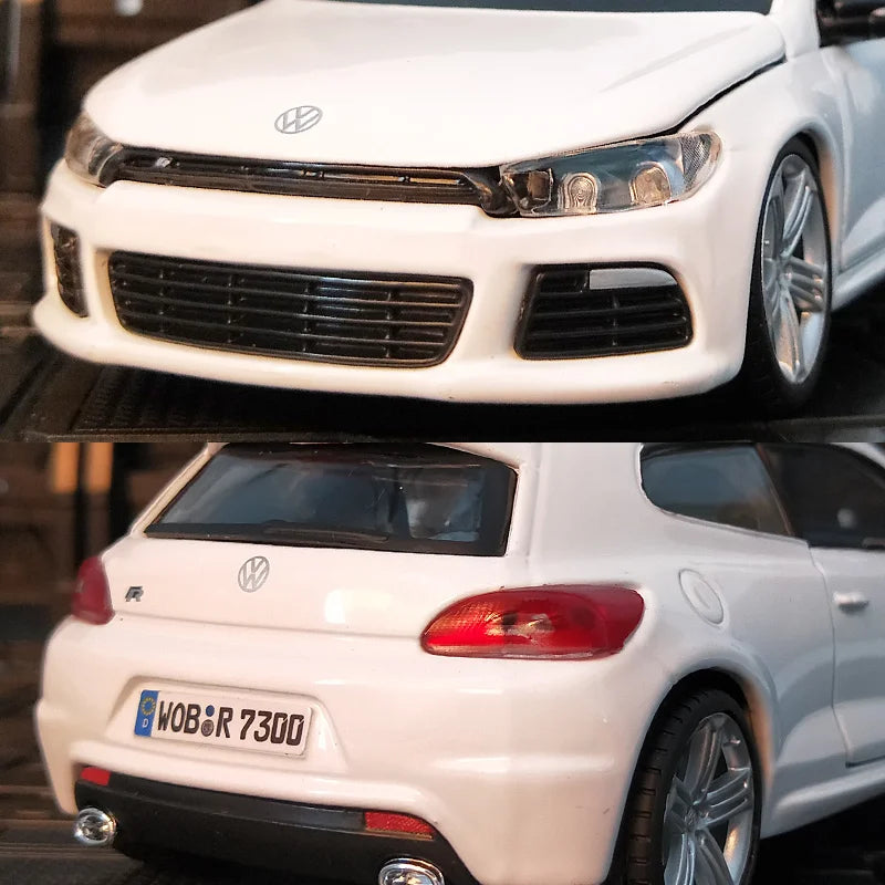 Bburago 1:24 Volkswagen Scirocco R White Diecast Model
