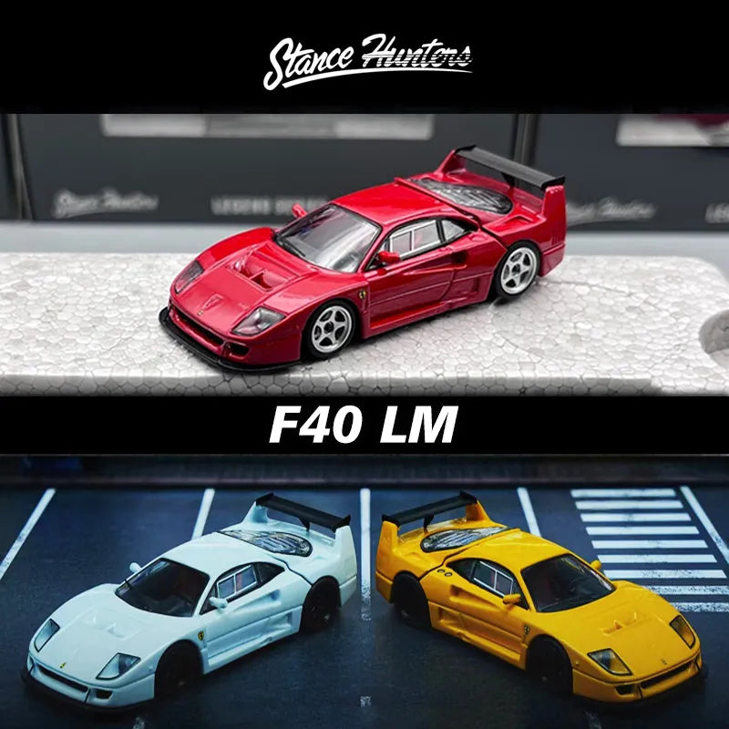 1:64 F40 LM Opened Hood Diecast Model