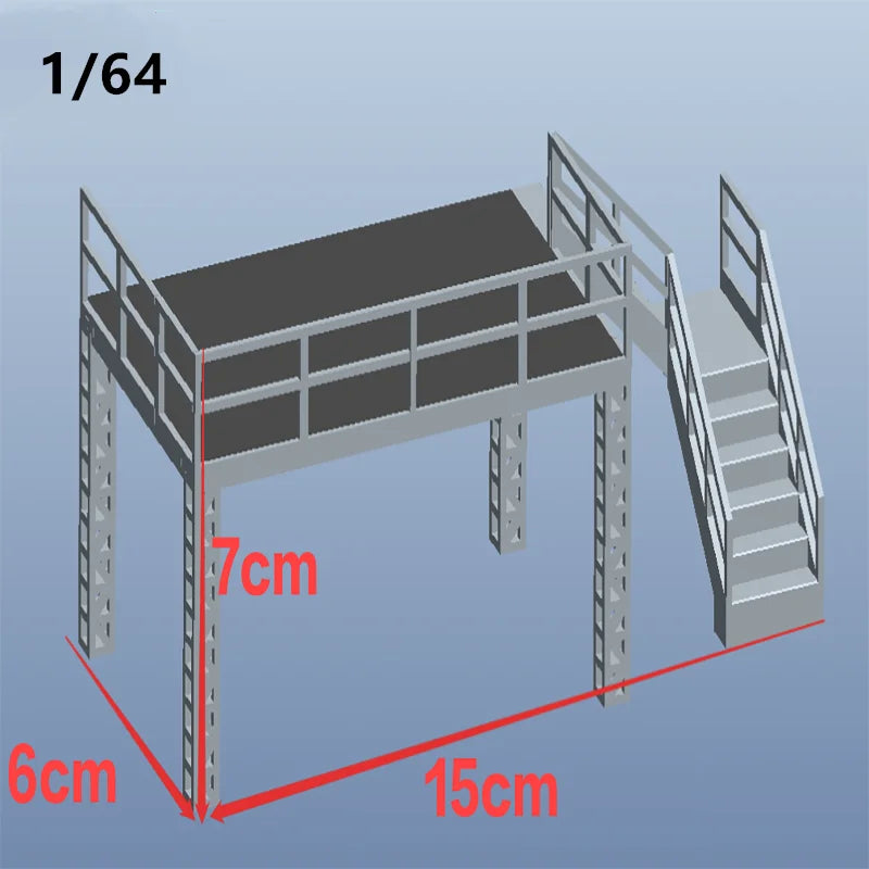 1/18 1/43 1/24 1/64 Scale Diorama Model Car Garage Model Auto Repair Workshop Background Display