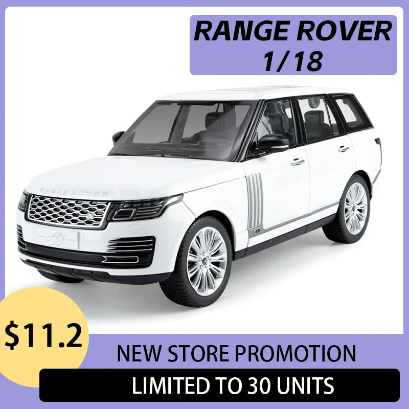 1:18 Range Rover SUV Diecast Model
