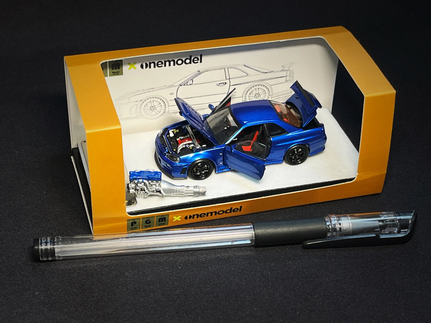 PGM*One Model 1:64 R34 Z Tune Diecast Model Car