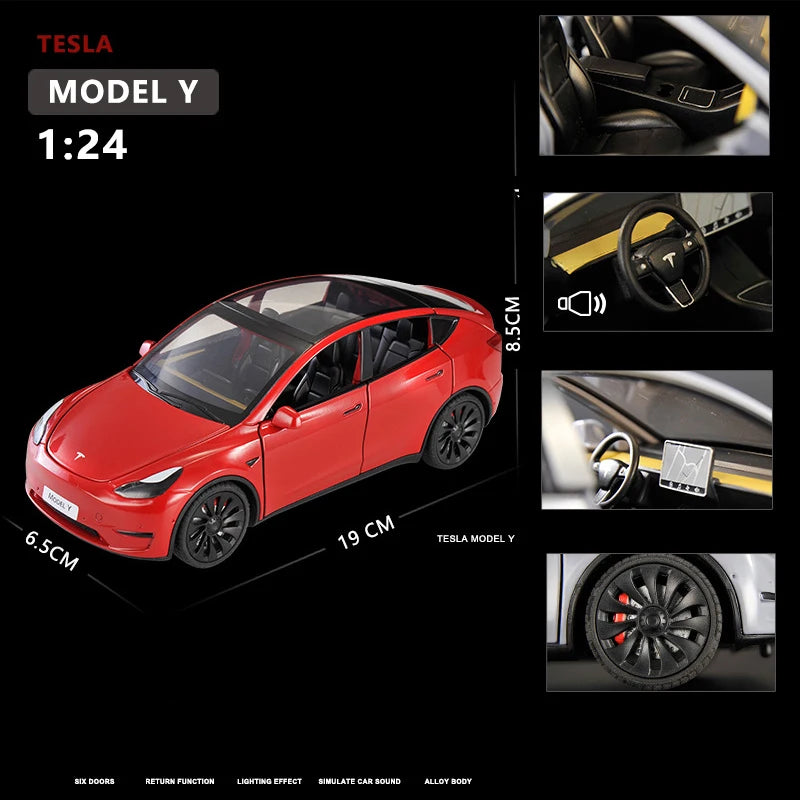 1:24 Tesla Model Y Diecast Model