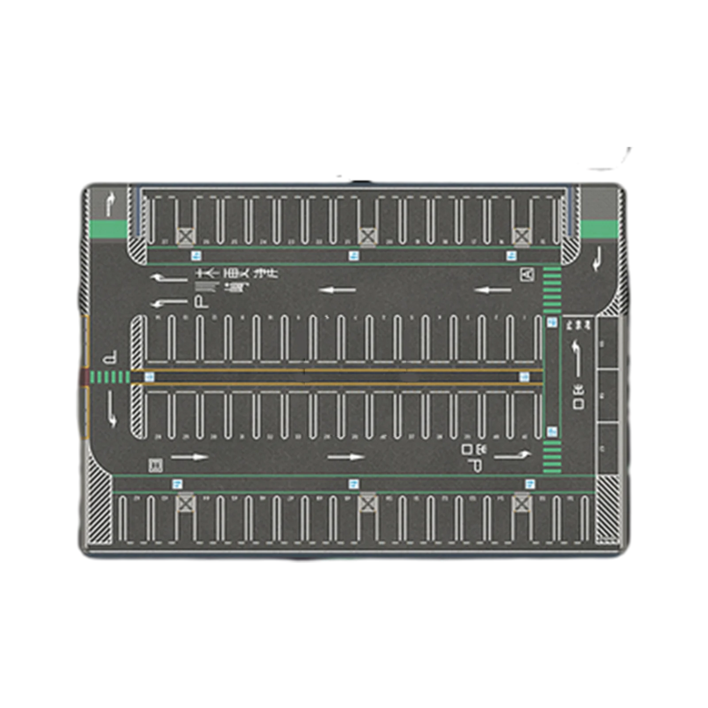 Diorama 1/64 Parking Lot Mat Model Car Scene Display Large Garage Mouse Pad