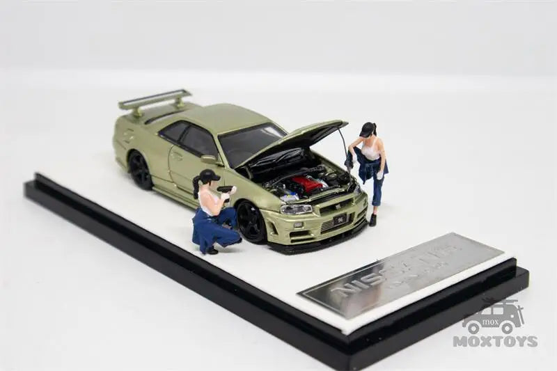 TIME MICRO 1:64 3 figures set repairwoman