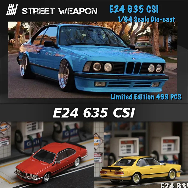 SW In Stock 1:64 E24 635 CSI Diecast Model