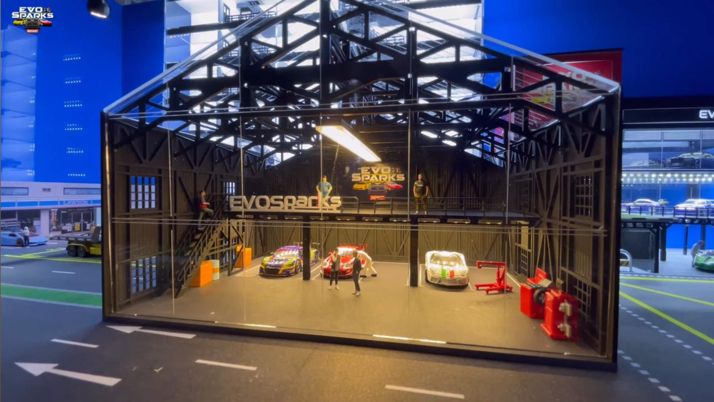 1/64 Premium Hangar Garage Diorama