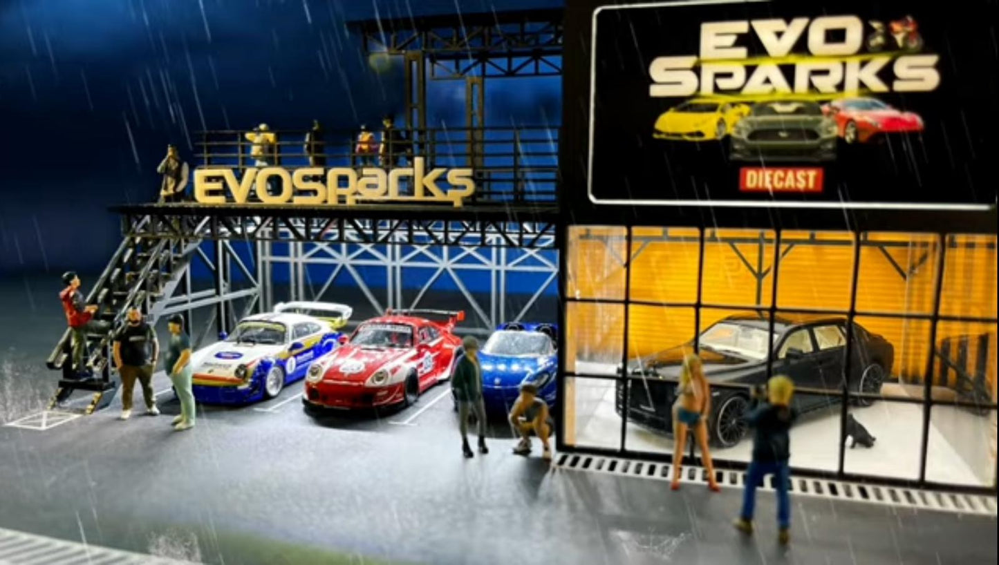 1/64 Service Garage Premium Diorama