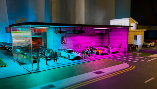 CyberPunk Garage 1/64 Diorama