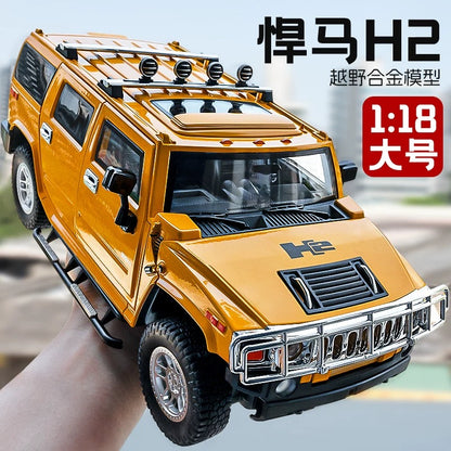 1/18 Hummer H2 SUV Diecast Model