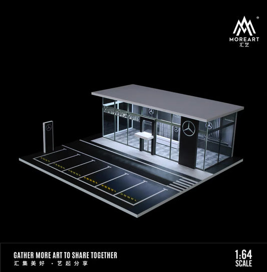 Mercedes-Benz Car Showroom 1/64 Diorama by MoreArt