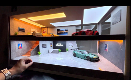 1/18 Premium Two Storey Car Showroom Diorama