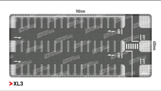 1/64 Road Mat Diorama (Japan car Park Design)