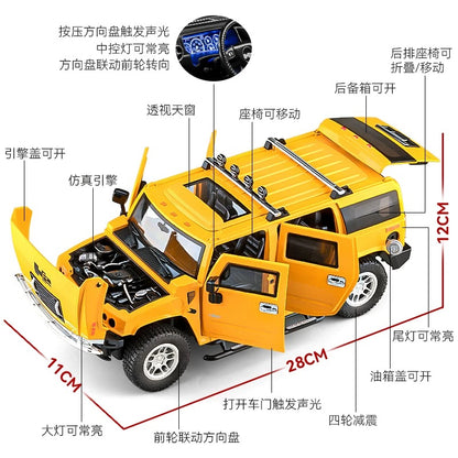 1/18 Hummer H2 SUV Diecast Model